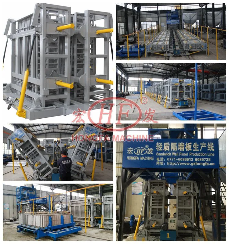 High Quality Double Layer Cement and Sand Wall Panel Making Machine