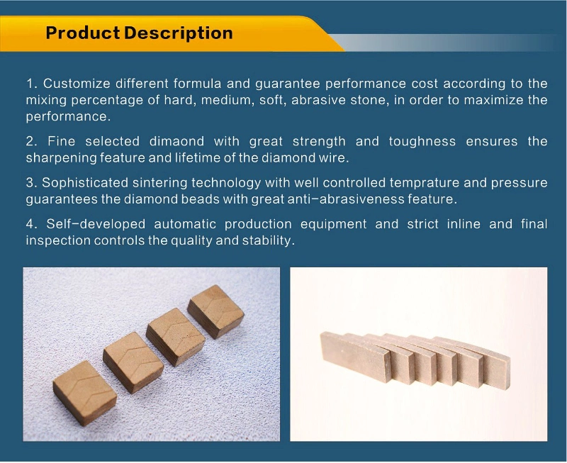 Diamond Stone Cutting Tools for Multi Blade Segment Stone Cutting Tools of Stone Cutting Machine