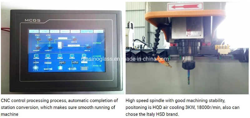 Aluminum/UPVC/PVC Automatic Window and Door Profile CNC Door Lock Hole Drilling Milling Cutting Machine