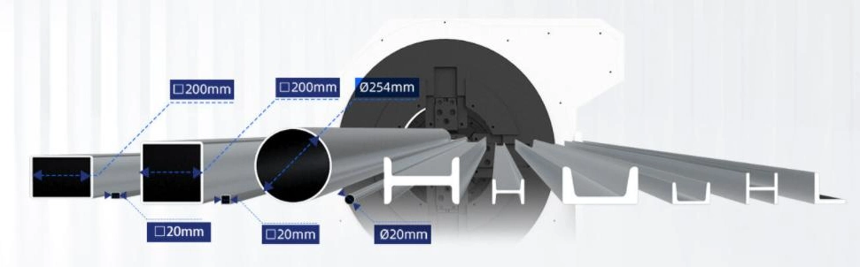 CNC Laser Cutting Machine Pipe and Profile Cutting /Beam Coping Machies/Square Profiling All Profile Cutter Machinery